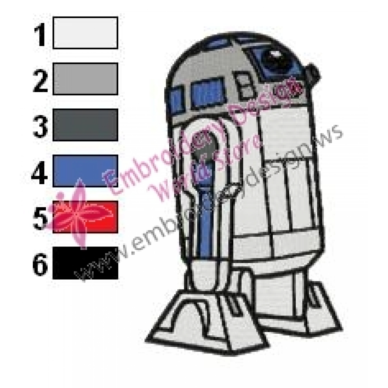 Star Wars Embroidery Pattern Star Wars Embroidery Designs