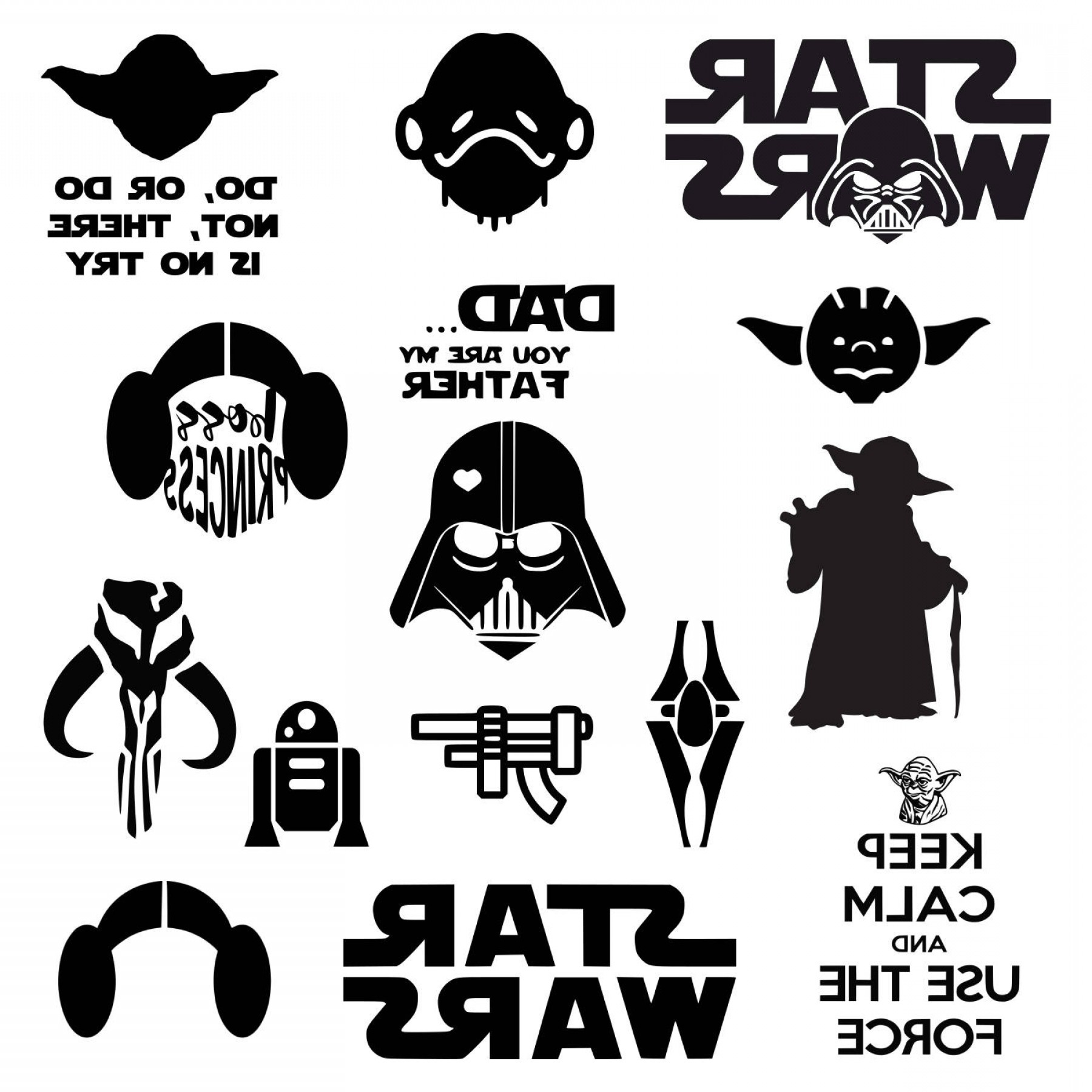 Star Wars Embroidery Pattern Star Wars Svg Darth Vader Svg Master Soidergi