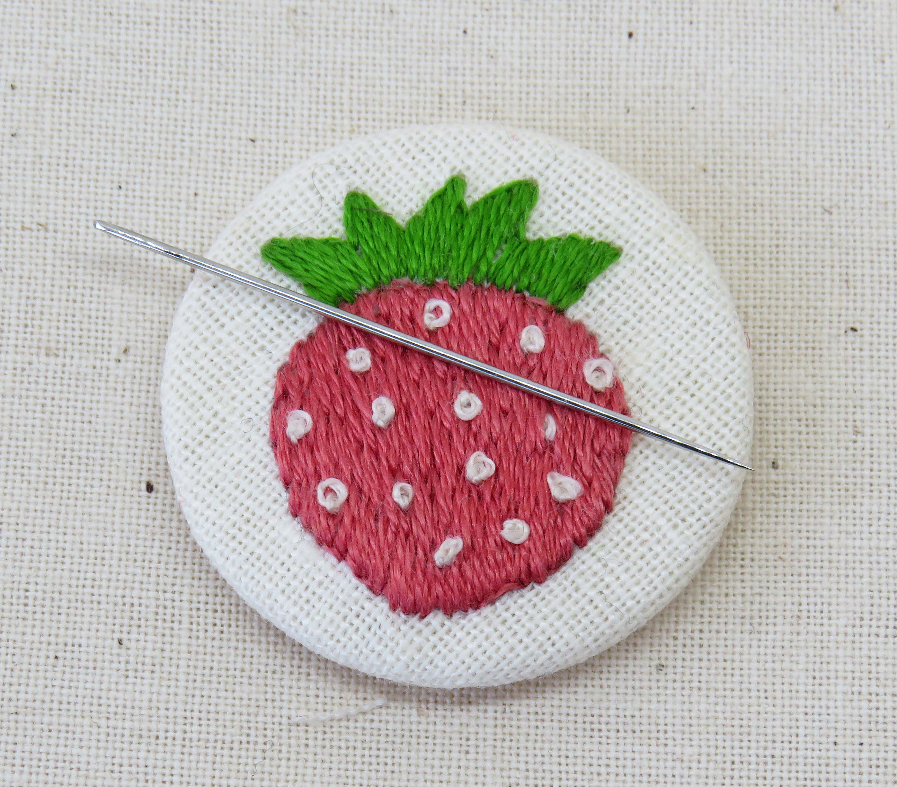 Strawberry Embroidery Pattern Hand Embroidery Kit For Needleminder Strawberry Embroidery Design Embroidery Hoop Art Hand Embroidered Hand Embroidery Pattern
