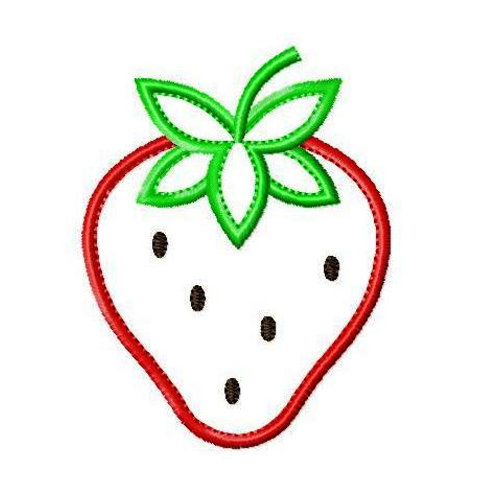 Strawberry Embroidery Pattern Strawberry