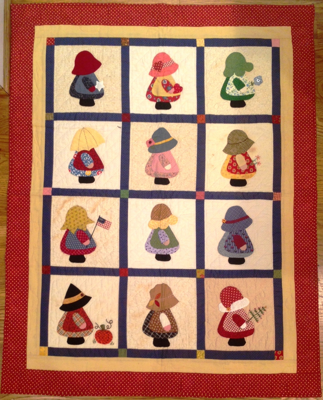 Sunbonnet Sue Embroidery Patterns Free Applique Sue And Hats For Sue
