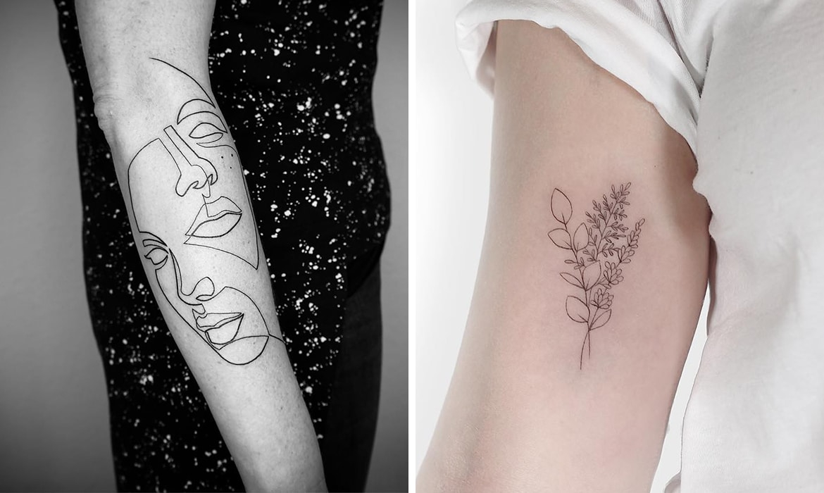 Tattoo Embroidery Patterns 30 Minimalist Tattoo Ideas That Prove Less Is More