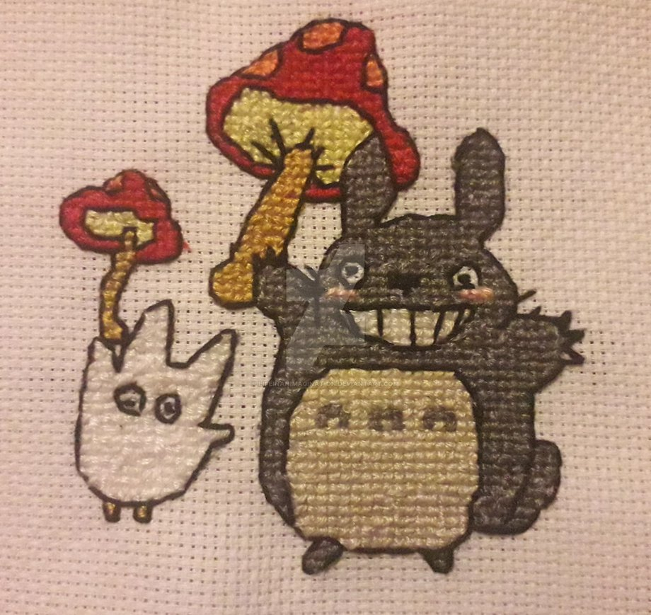 Totoro Embroidery Pattern Totoro Lifeinanimagination On Deviantart