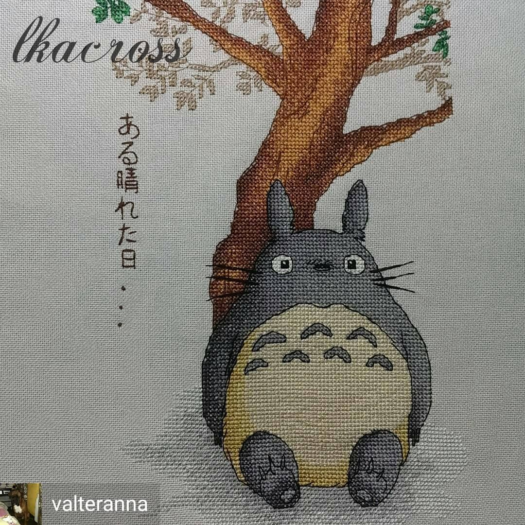 Totoro Embroidery Pattern Totoro