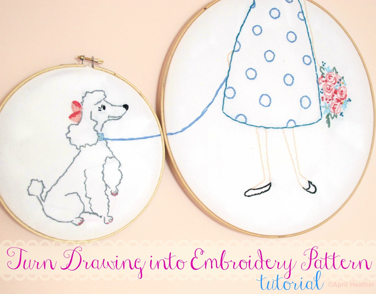 Transfer Embroidery Pattern Diyu Transfer Photo Or Drawing To Embroidery Pattern