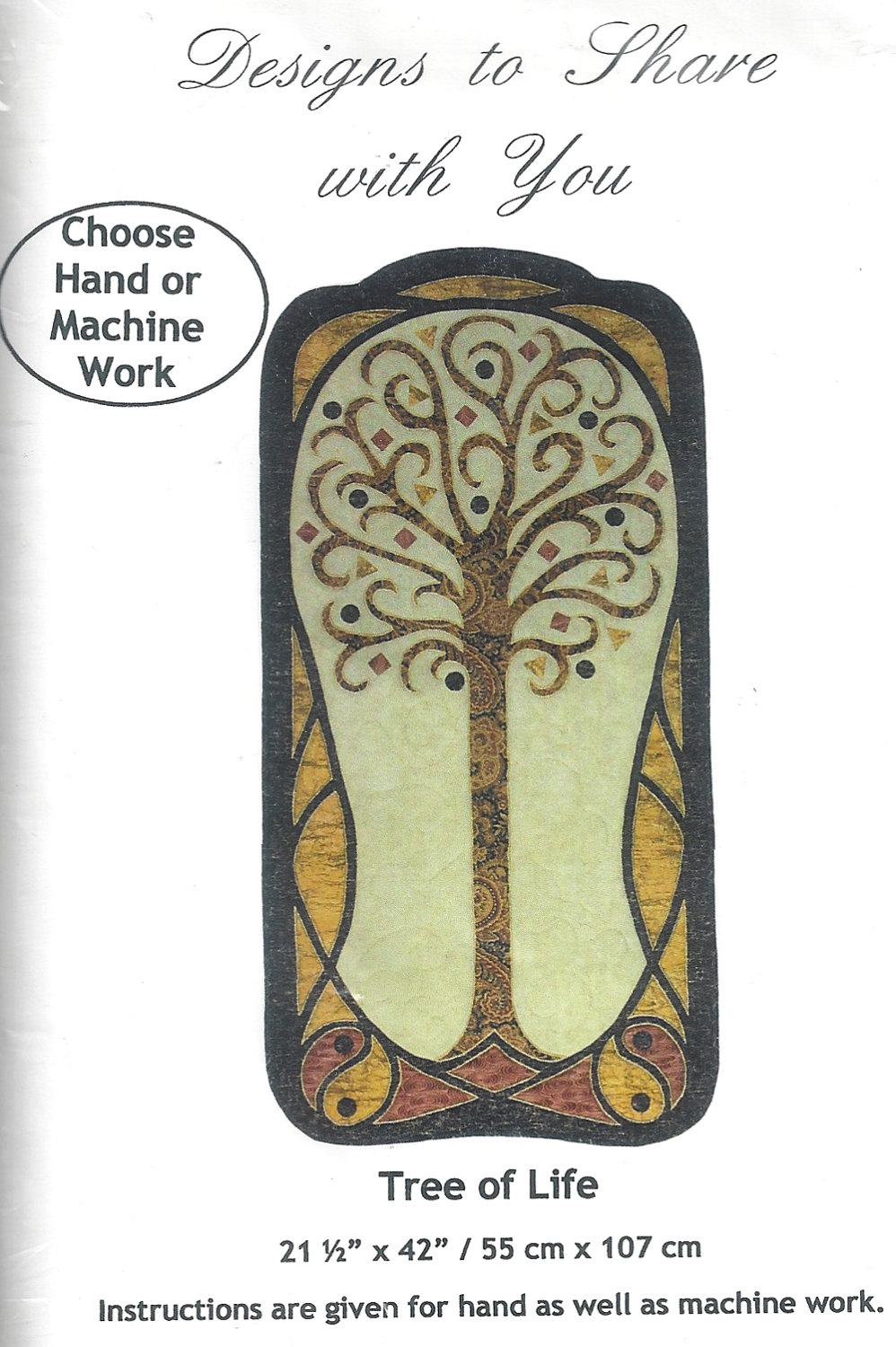 Tree Of Life Embroidery Pattern Tree Of Life Embroidery Pattern Hand Or Machine Religious Symbolsstained Glass Image Designs To Share With You Metallicgold Thread