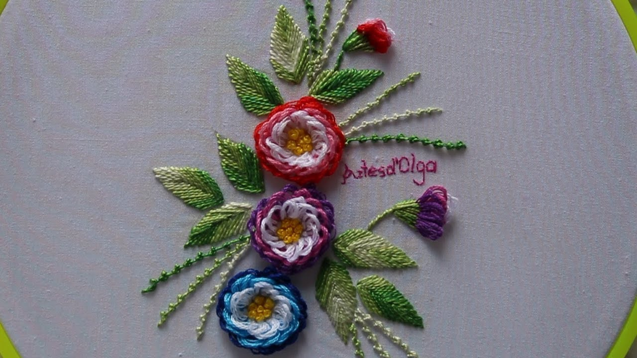 Turkish Embroidery Patterns Hand Embroidery Looped Blanket Stitchturkish Stitch Bordados A Mano Puntada Festn Variacin