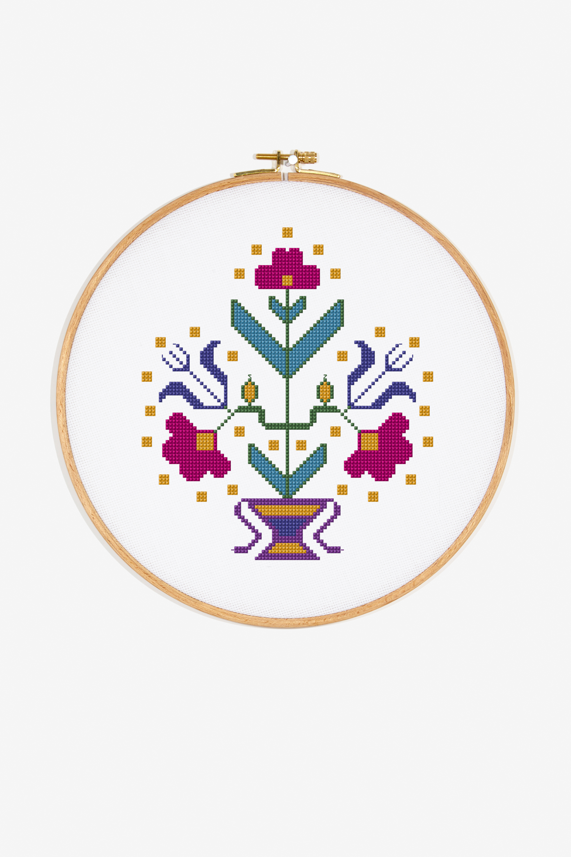 Turkish Embroidery Patterns Symmetrical Turkish Flowers Pattern Free Cross Stitch Patterns Dmc