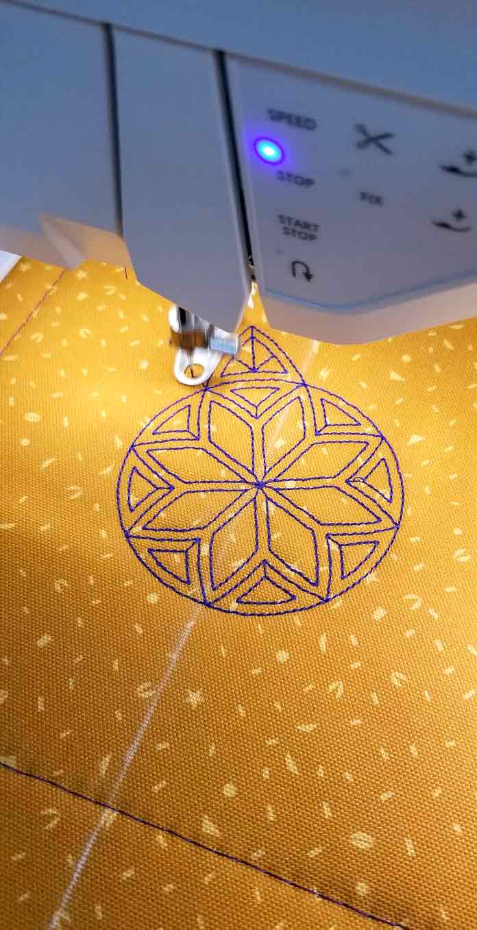 Viking Embroidery Patterns How To Baste Fabric In Preparation For Machine Embroidery