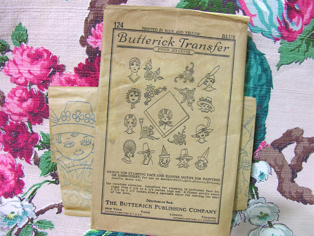 Vintage Embroidery Transfer Patterns Vintage Embroidery Transfer Pattern One Of My Favorites Flickr