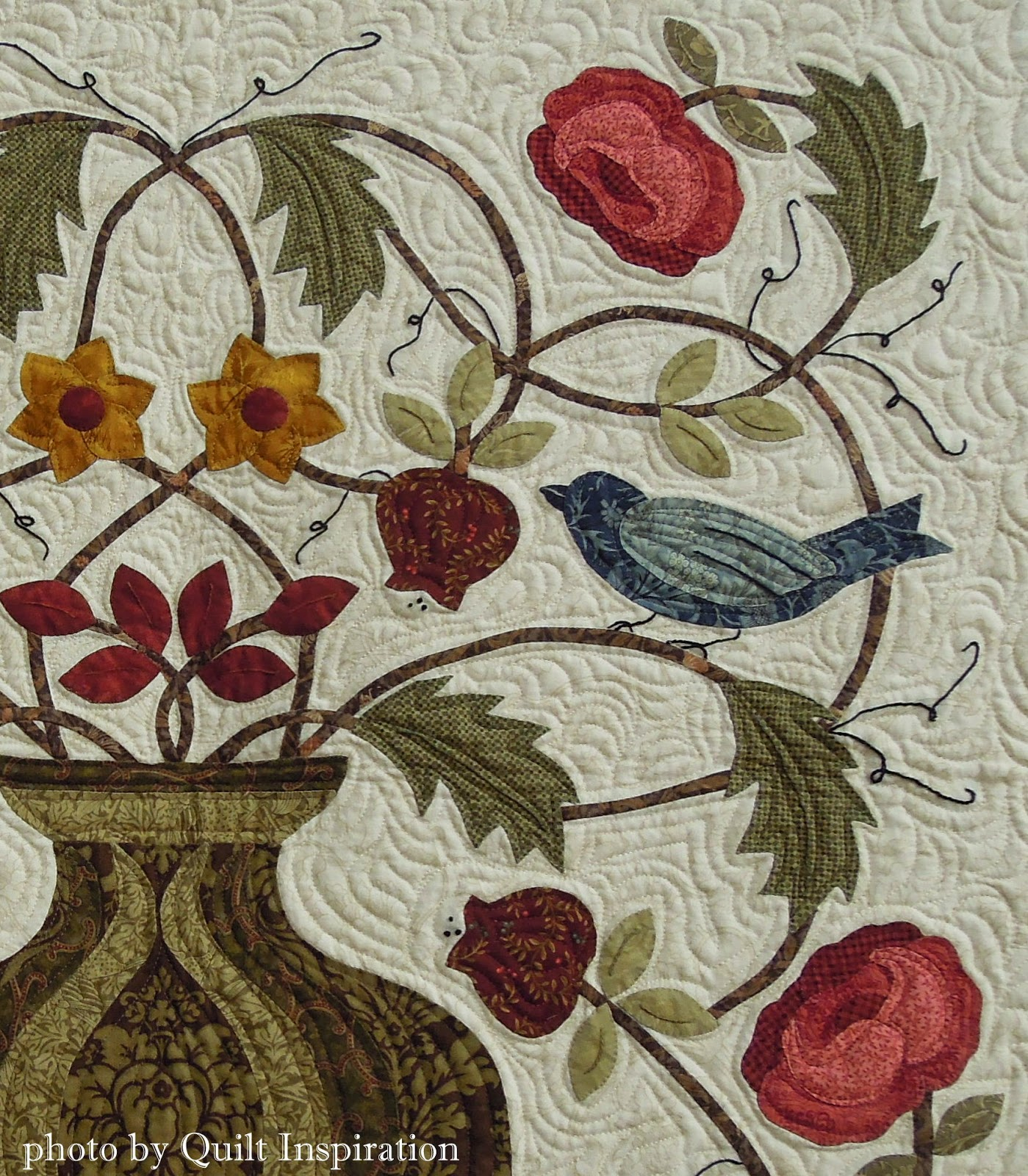 William Morris Embroidery Patterns Quilt Inspiration William Morris For Applique Lovers